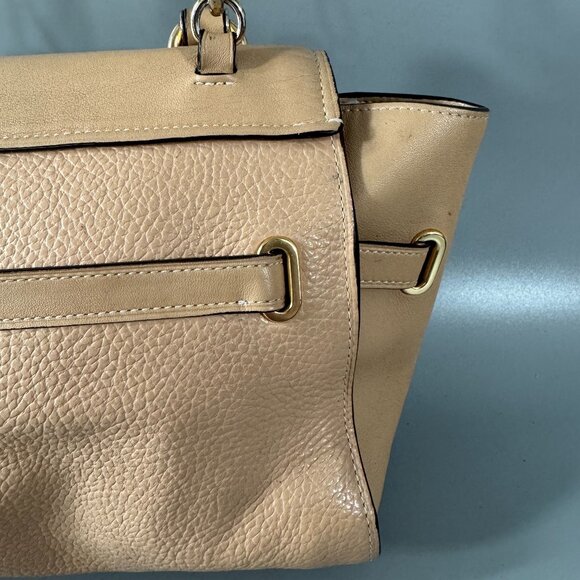 COACH F32106 BLAKE FLAP CARRYALL IN BEECHWOOD/LIGHT GOLD - Picture 8 of 14